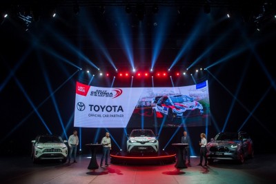 Toyota is the official car partner of WRC Rally Estonia